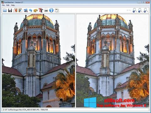 ภาพหน้าจอ FotoSketcher สำหรับ Windows 8