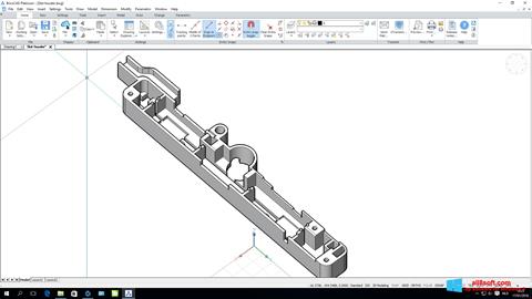 ภาพหน้าจอ BricsCAD สำหรับ Windows 8