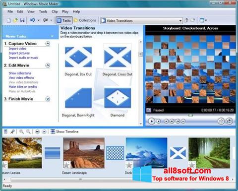 ภาพหน้าจอ Windows Movie Maker สำหรับ Windows 8