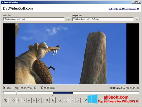 ภาพหน้าจอ Free Video Dub สำหรับ Windows 8