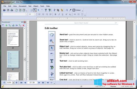 ภาพหน้าจอ Infix PDF Editor สำหรับ Windows 8