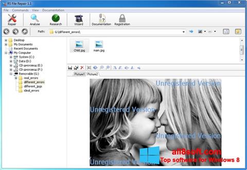ภาพหน้าจอ File Repair สำหรับ Windows 8