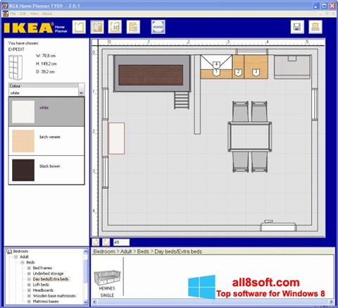 ภาพหน้าจอ IKEA Home Planner สำหรับ Windows 8