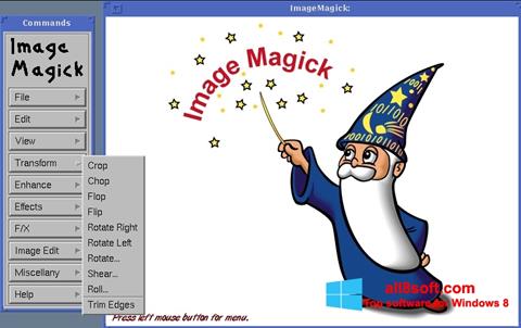 ภาพหน้าจอ ImageMagick สำหรับ Windows 8