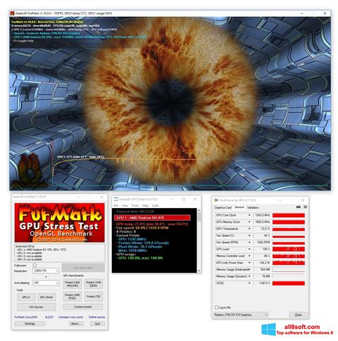 ภาพหน้าจอ FurMark สำหรับ Windows 8