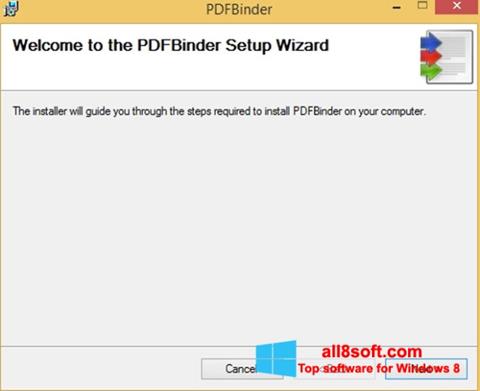 ภาพหน้าจอ PDFBinder สำหรับ Windows 8